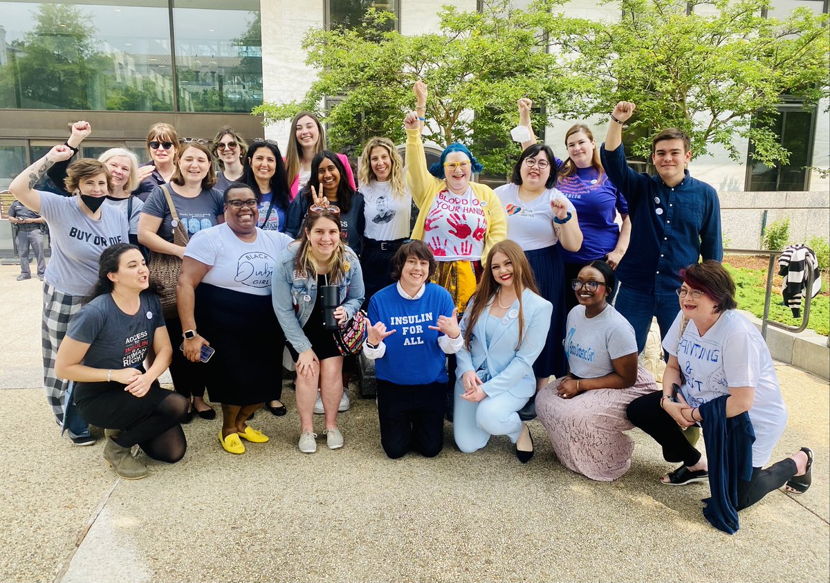 Ready for the Insulin Hearing!  

We’re here for Insulin For All!!!!!