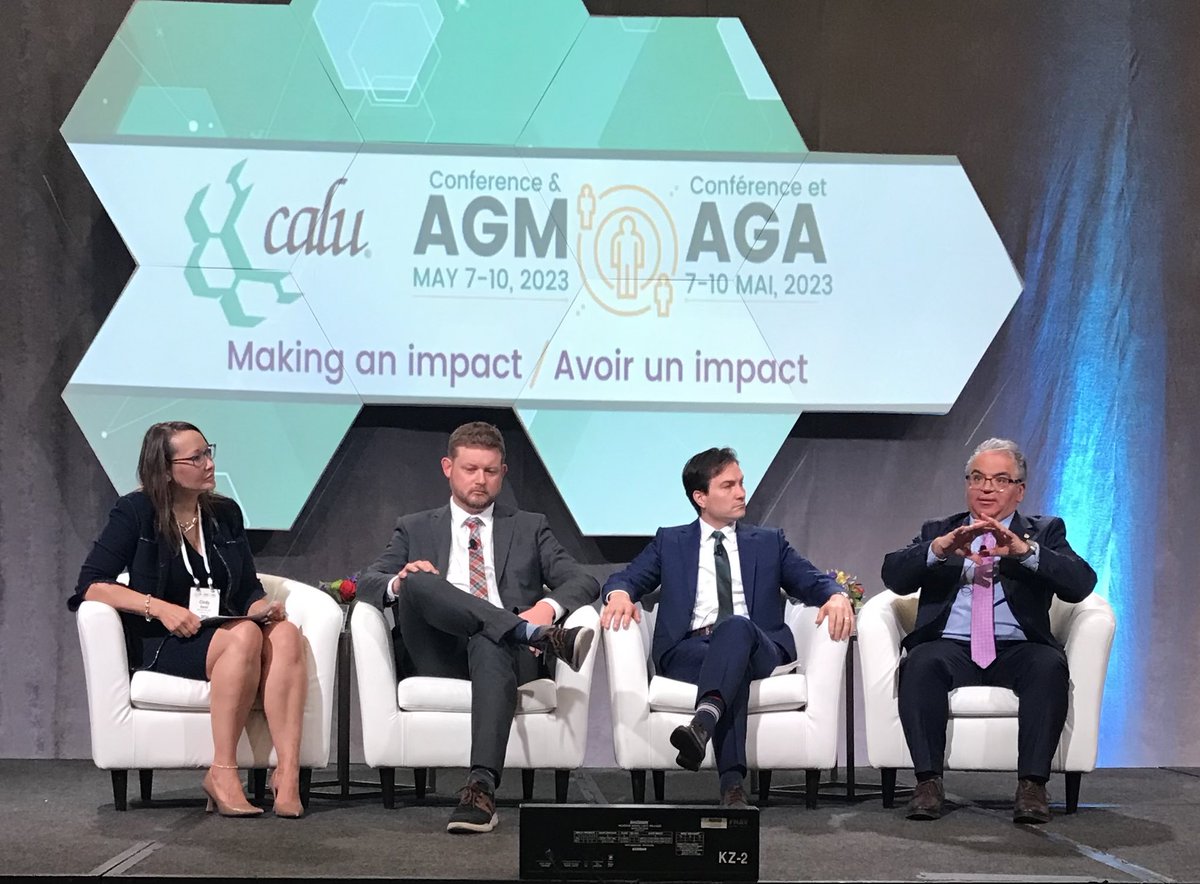 cdavidwealth's tweet image. I had a great time moderating the “Pancakes and Politics” panel session at #CALU2023. Thank you to @Daniel_Blaikie @adamchamb and @fsorbara for a candid non-partisan discussion.