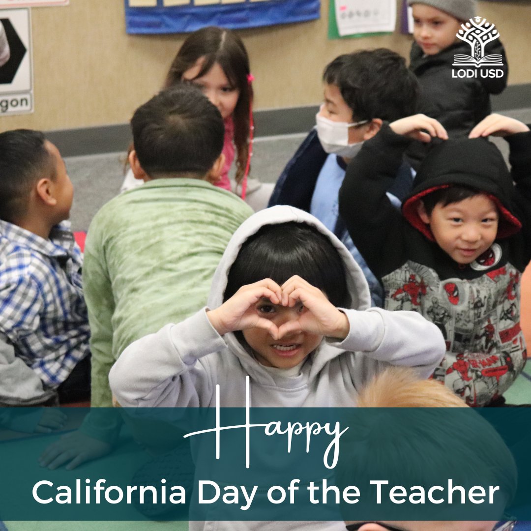 Happy #CaliforniaDayoftheTeacher!