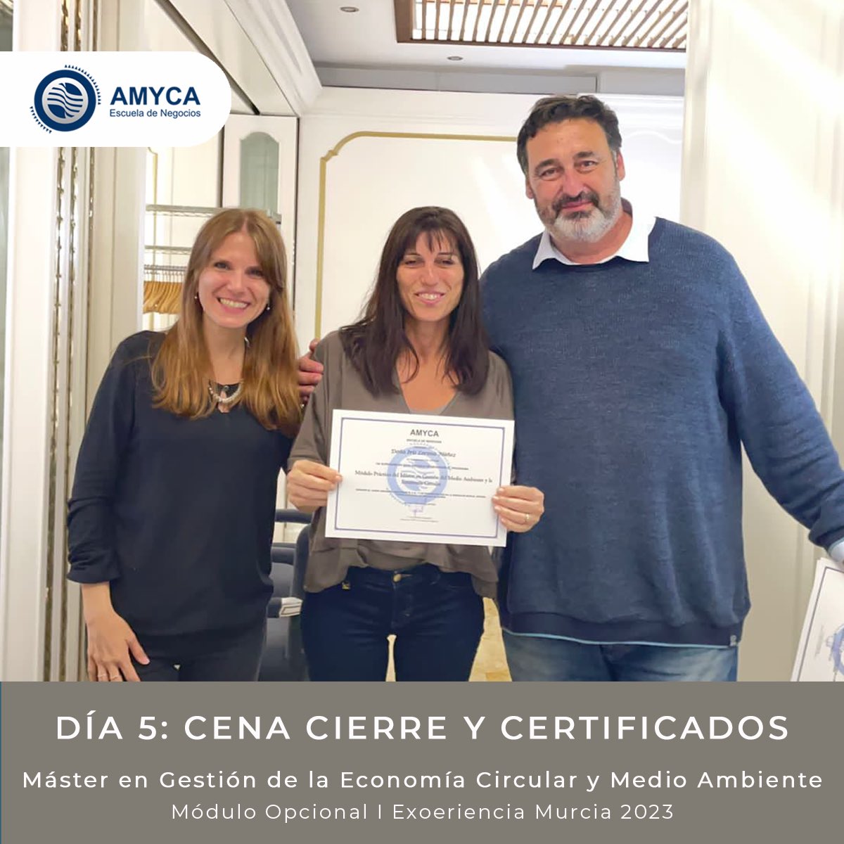 AMYCAEscuela's tweet photo. MÓDULO OPCIONAL | EXPERIENCIA MURCIA 2023   

Compartimos algunas imágenes de lo que fue la Cena de Cierre y Entrega de Certificados de realización.

Agradecemos especialmente al @HotelHabaneros por su hospitalidad y cálida atención.

#AMYCAEscuela https://t.co/xZKNEKtjcf