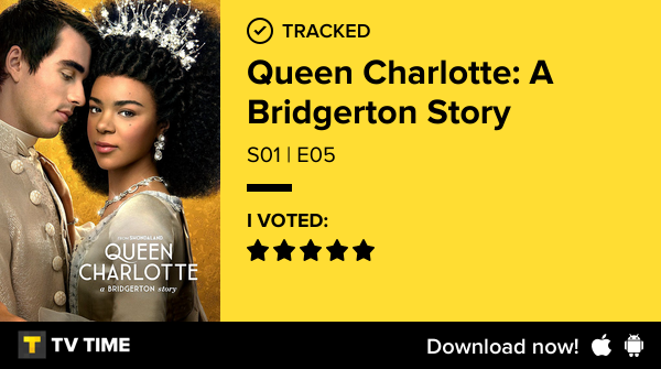 khandyblis's tweet photo. I've just watched episode S01 | E05 of Queen Charlotte: A Bridgerton Story! https://t.co/WDarmCgYXA #tvtime https://t.co/alRHMRpbw6