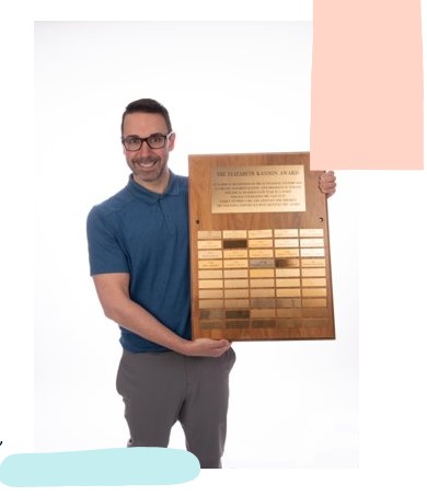 The <a href="/CHEO/">CHEO Ottawa</a> Betty Kannon Award is selected by peers to recognize nursing practice excellence. Congrats to  Graham Robinson from the Hem/Onc Team who is this year's award winner. Known for excellence and a healthy dose of humour, empathy and kindness!