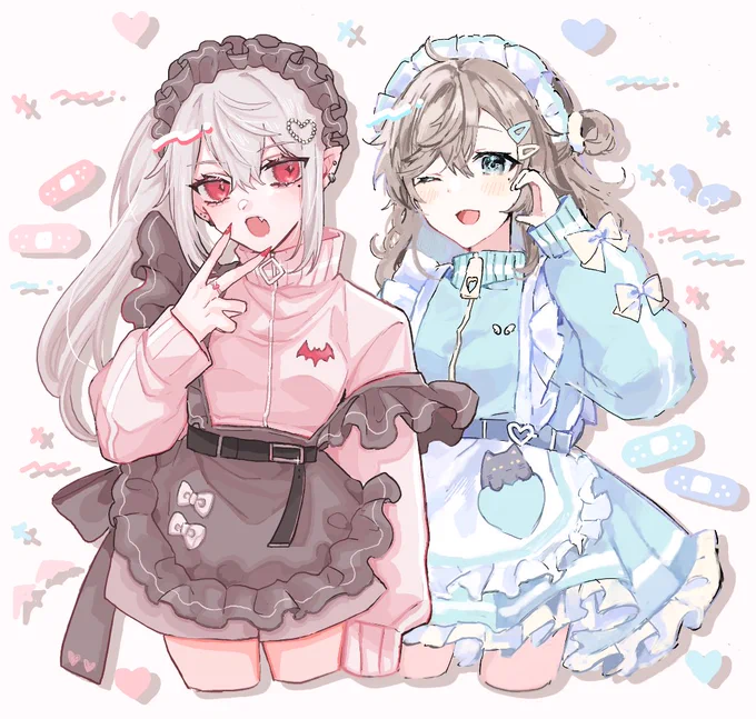 メイドにょたのわ絵チャ   #SanyArt ⇢ ウララカ  #密かな絵 ⇢ りん子さん( )