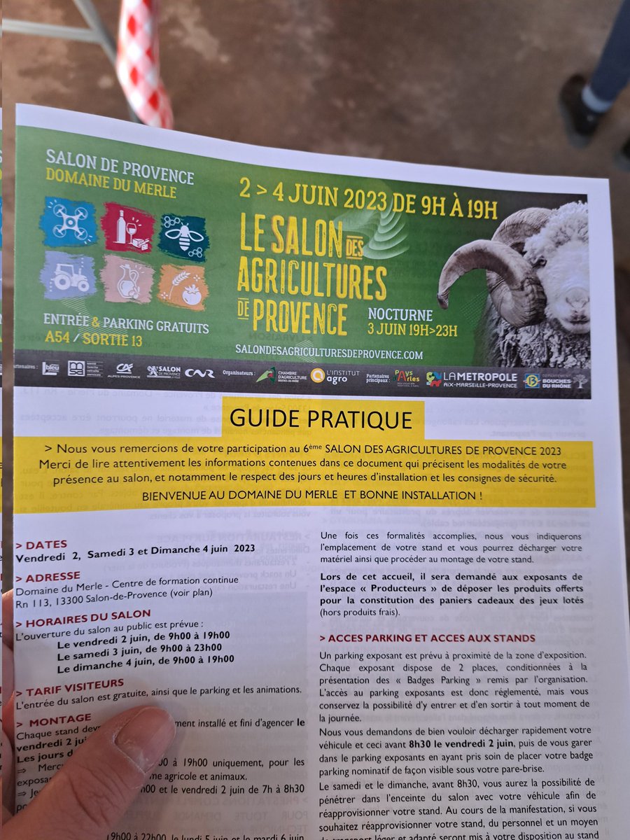 Réunion de présentation du salon des #agricultures de #Provence, rdv les 2-3-4 juin au Domaine du Merle, à Salon de Provence !
Venez découvrir la #filière #semences et #plants, de la #graine aux #fruits.

salondesagriculturesdeprovence.com