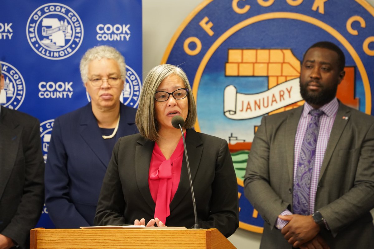 ToniPreckwinkle's tweet photo. Today, Cook County is taking a bold step to alleviate the burden of medical debt for our residents. We're proud to partner with RIP Medical Debt to cancel up to $1 billion in medical debt for those who need it most.  #MedicalDebtRelief #AffordableHealthcare #FinancialStability https://t.co/v1I3OxI1pv