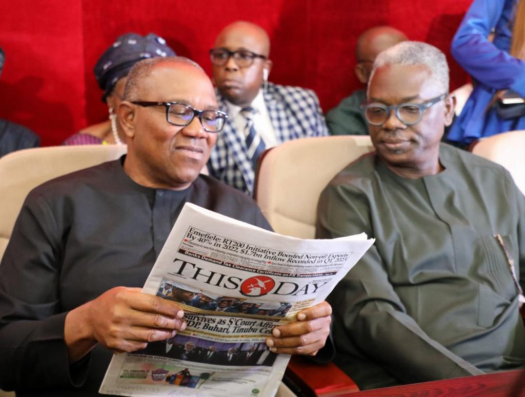 balamiisaac's tweet photo. At the court today, the spirit was so high, the morale was incredible and the confidence of the obidients and the lawyers radiated all through the room.

Fear not Nigeria, this is already a victory for us and for Nigeria.
The election they stole, they will return back to the rightful winner.
We have an amazing Principal with outstanding lawyers like @realkenokonkwo

One of our learned silk, the incredible SAN Ikpeazu has encouraged us all to keep faith and remain confident because victory is certain and victory we shall get.