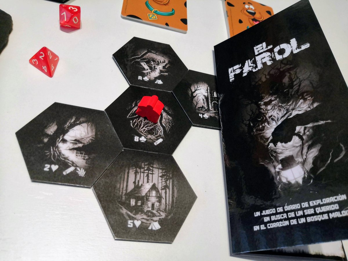 Maelstrom06's tweet photo. Ya tengo lista mi copia pnp de "El farol" de @BlindArchivist y el culpable de que descubriera este juego es @JuegosVive y la partida que hizo en directo 🤣
Este fin de semana espero perderme en el bosque... https://t.co/smdtSyDbOj
