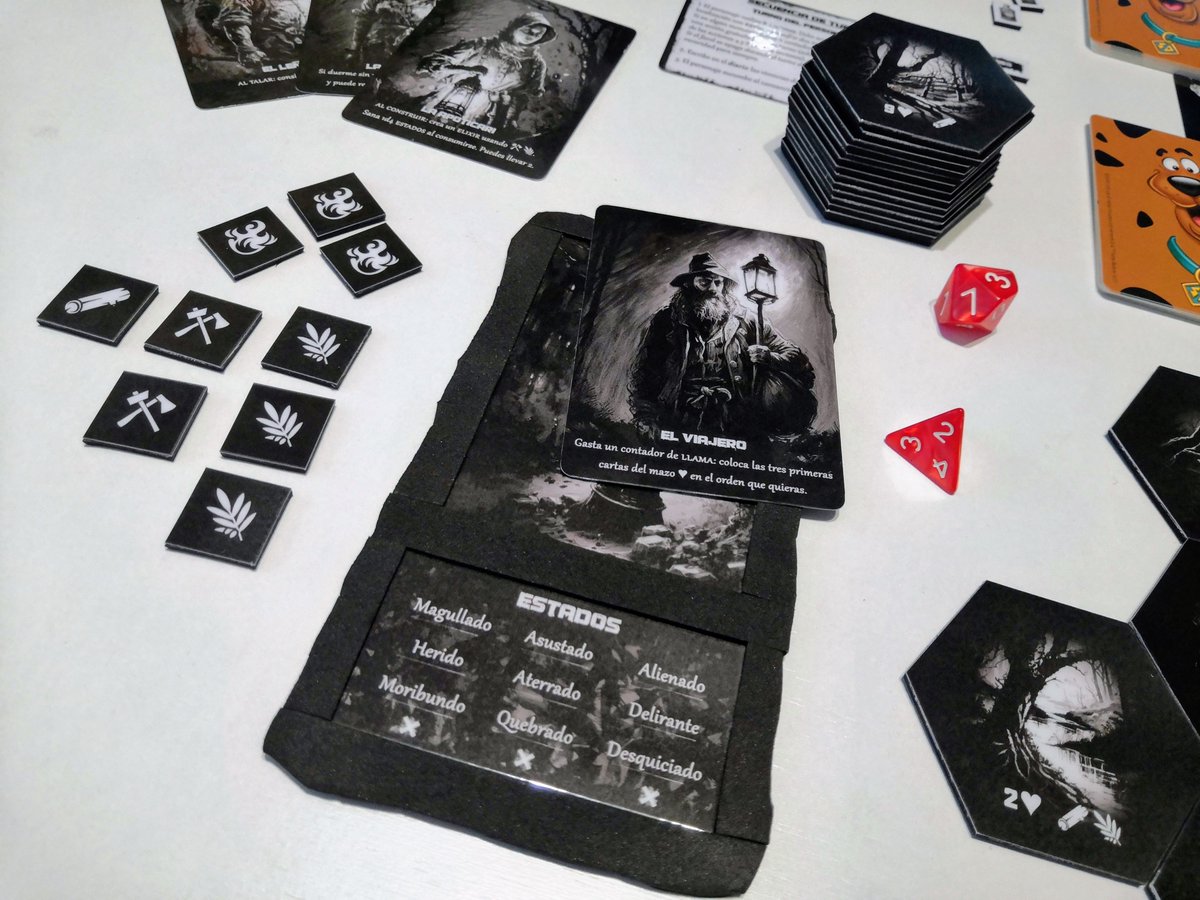 Maelstrom06's tweet photo. Ya tengo lista mi copia pnp de "El farol" de @BlindArchivist y el culpable de que descubriera este juego es @JuegosVive y la partida que hizo en directo 🤣
Este fin de semana espero perderme en el bosque... https://t.co/smdtSyDbOj