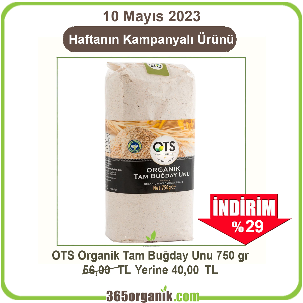 Organik ürünlerde haftanın indirimi - mailchi.mp/e4656dca1a9b/3…