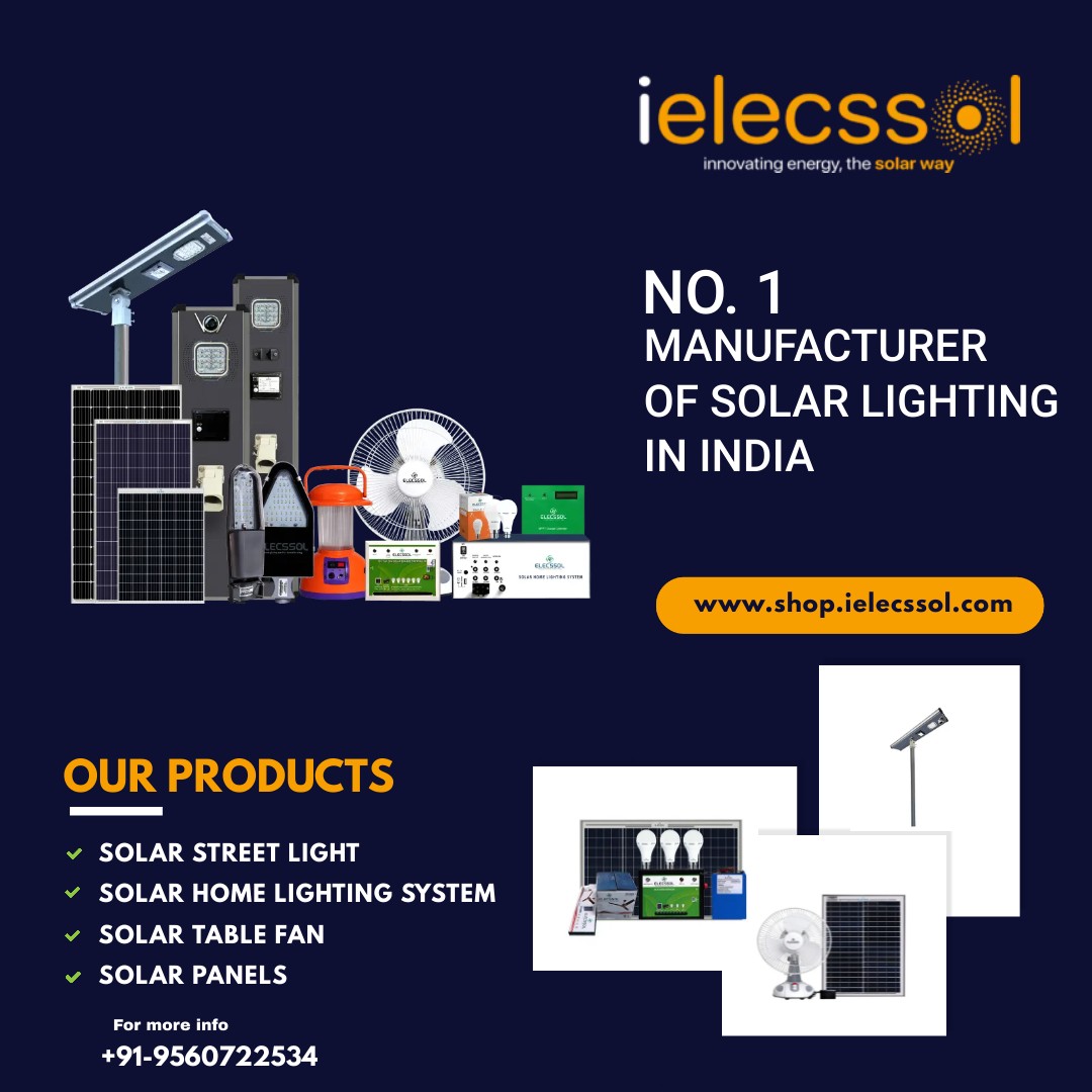 Brighten up your life with ielecssol
Now, You can buy online #ielecssol solar products
To buy click here: shop.ielecssol.com
#solarproducts #solarpanels #streetlight #solarstreetlight #solarproduct