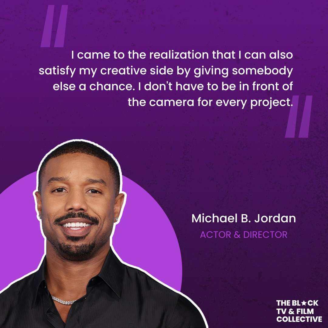 BlackTVFilmOrg's tweet photo. Give someone else a chance...
#MichaelBJordan shares some thoughts on how he flexes his creative muscles.
#MakeYourWork
Interested in becoming a member of the BTFC? Join us!
https://t.co/1Dc3H47Yra https://t.co/Ko3T8XQSNo
