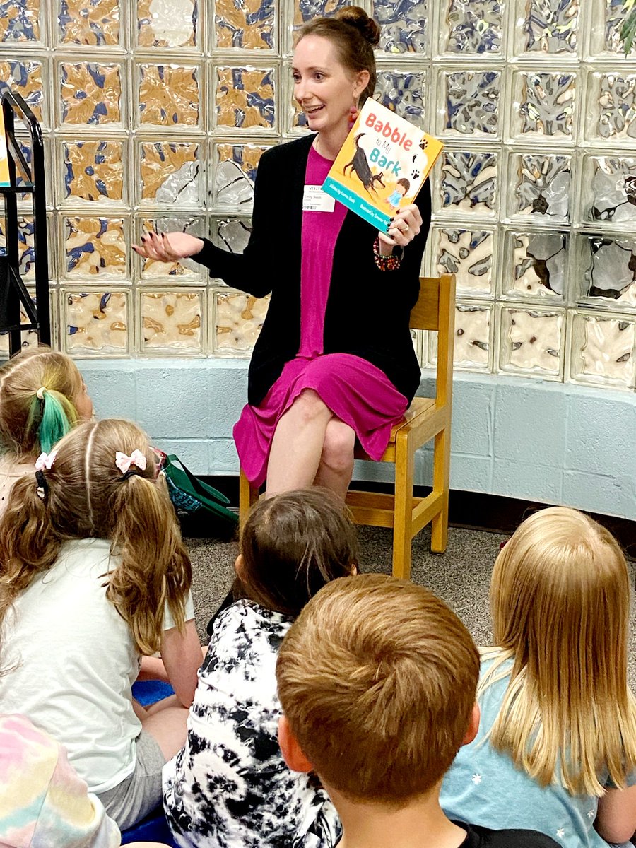Yesterday, I visited another local school and shared #BabbletoMyBark Spreading the joy of literacy is an honor. One kiddo shared he already has my book and reads it to his younger sibling. My heart melted.
#kidlit #readaloud #picturebook  #WritingCommunity #read #write #author