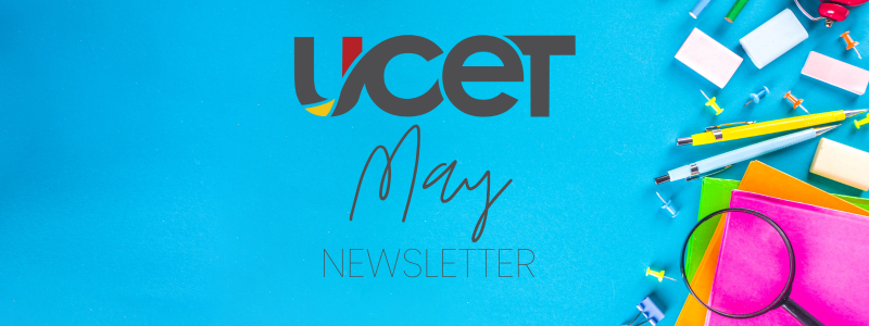 ucet's tweet image. The May Newsletter is LIVE. It&apos;s showing up weird in emails. 

View email in your browser or check it out in the entirety in this link here: mailchi.mp/b0987dbb92fb/u… 

#UCET #togetheratUCET #edtechnewsletter
