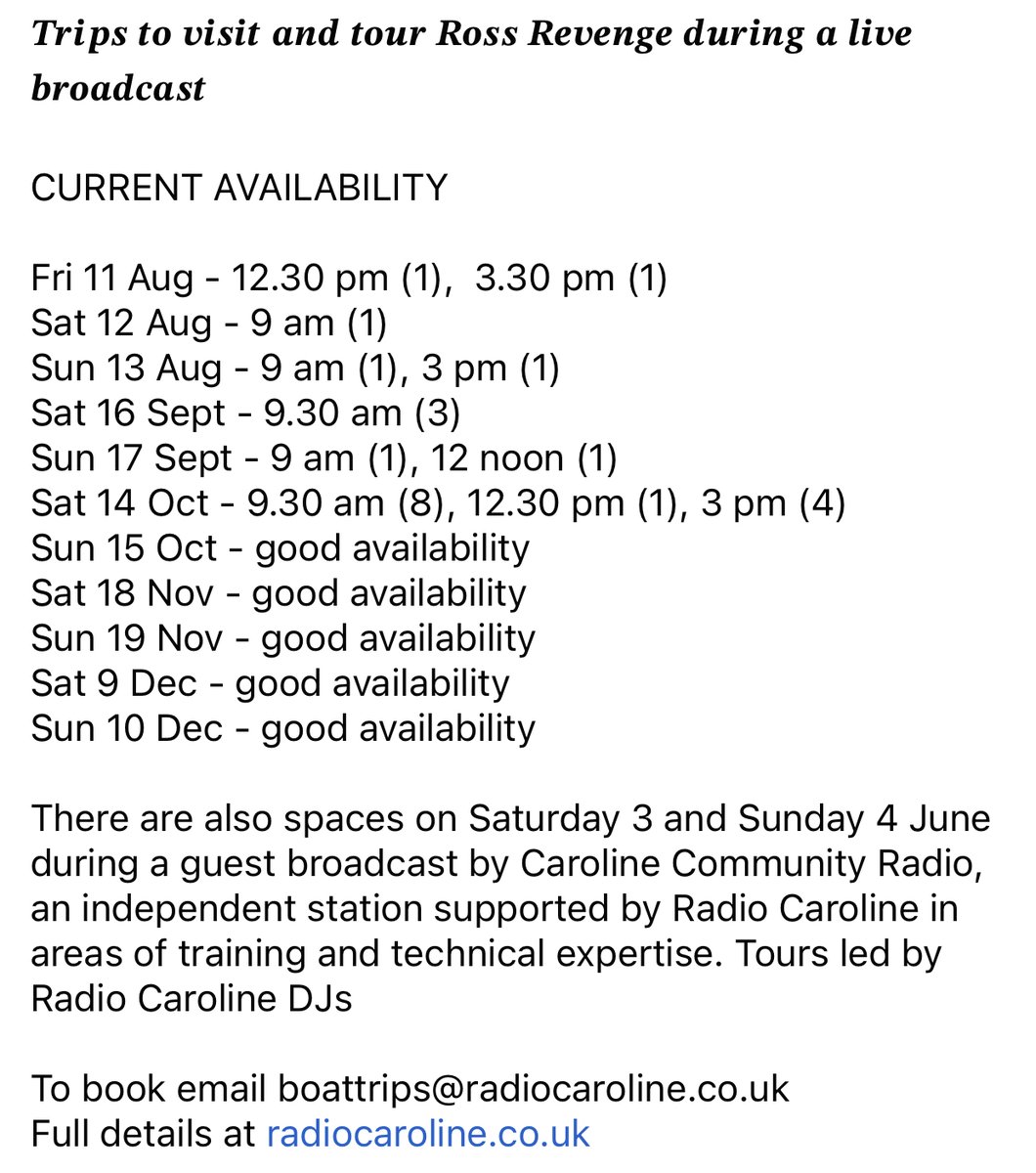 Radio Caroline Ross Revenge (@mvrossrevenge) on Twitter photo 