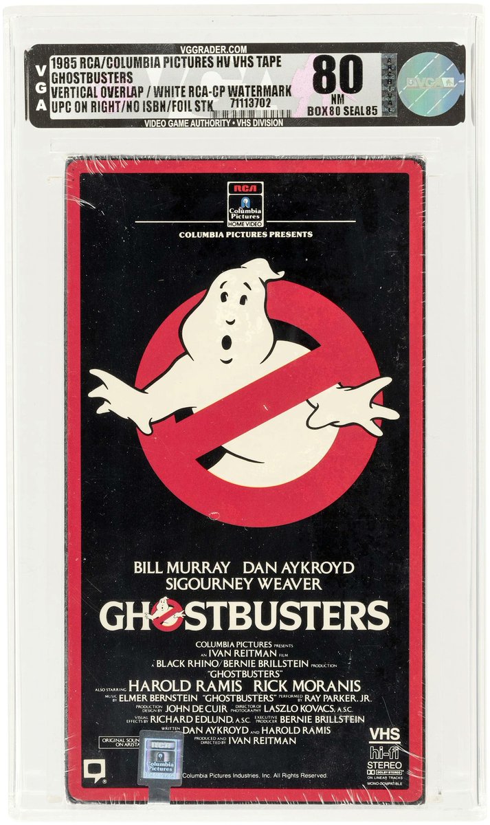 GeekGavel's tweet photo. Check out our preview of the Ghostbusters VHS lots in @HakesAuctions May sale: https://t.co/tXNcFfzwa5

Fans of the ghost busting franchise do not want to miss this one. Bidding is open now, and these lots will end on May 17th at 9PM. #ghostbusters #collectibles #vhs #auction https://t.co/7iXzutpIIT
