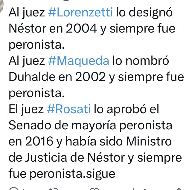 leli_mai's tweet photo. @74carlosnob @PabloGPranzoniM La Corte Suprema Peronista. Larga el Relato, #Militonto 👇🏼😂👇🏼 https://t.co/KrFWlBmxzs