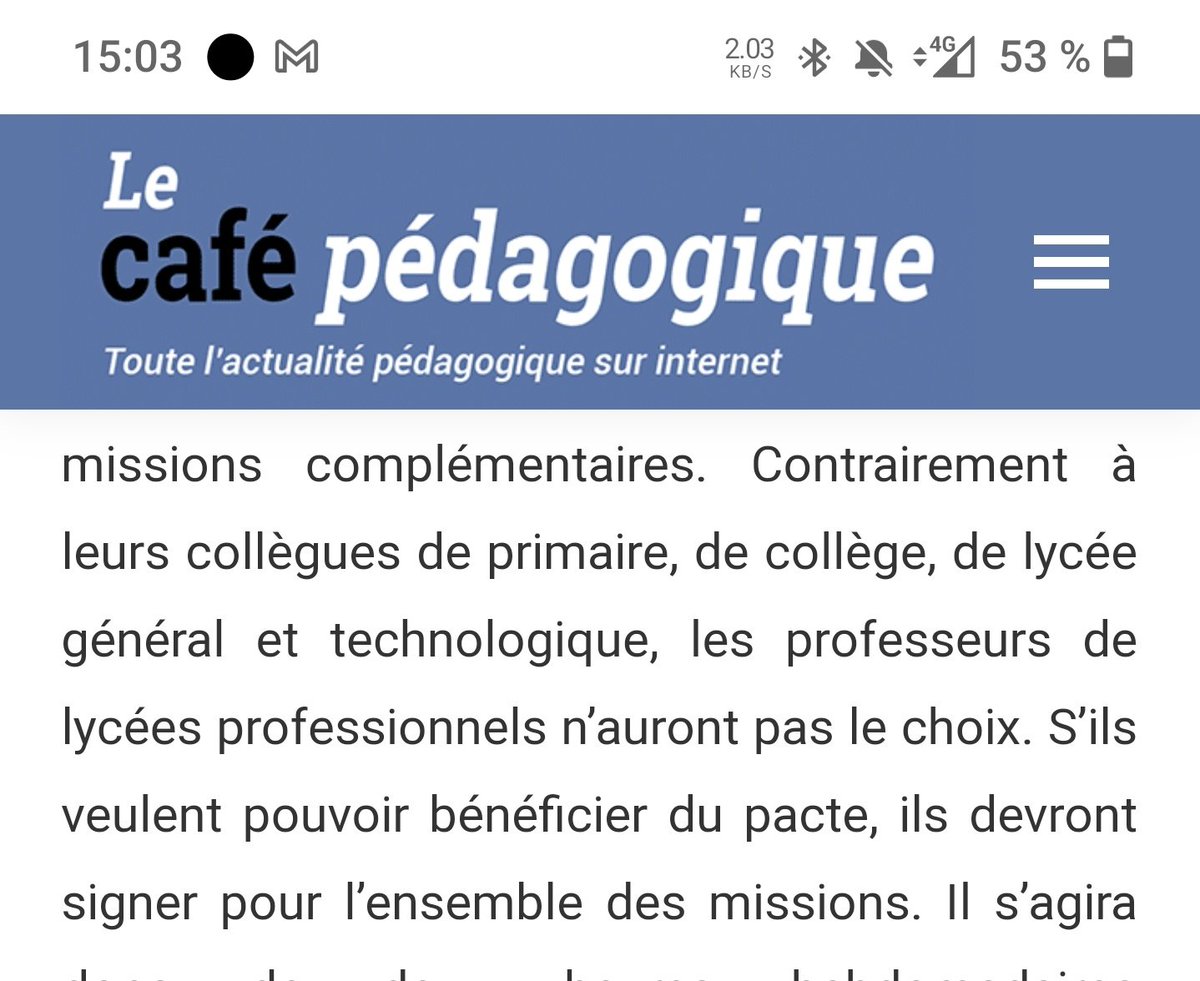 En lycée pro on aura pas le choix ? Si celui de dire non !