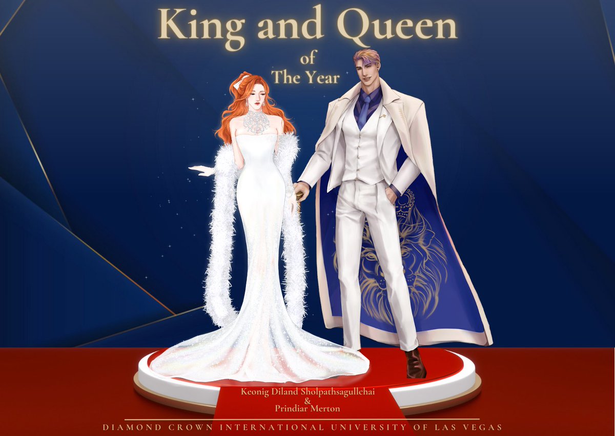 DCIU_Official's tweet photo. #OneNightWelcome_DCIU
#KingQueen_DCIU

King and Queen fo The Year

@Dim_DCIU ,54th King
@DIAR_DCIU, 54th Queen

—————————————
ขอบคุณทุกท่านที่ร่วมโหวตและร่วมประกวด 
นักศึกษาที่ได้รางวัลสามารถติดต่อรับมงกุฎได้กับสภานักศึกษา https://t.co/PQSfCFHgmM
