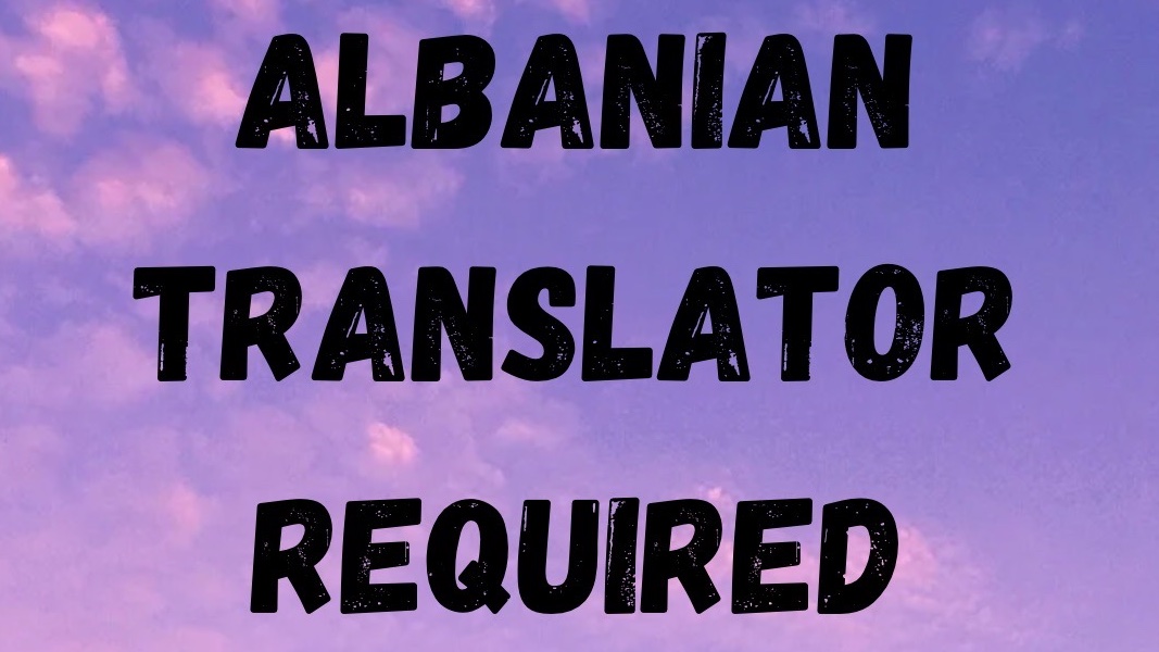 Kingston Maternity (@maternity_team) on Twitter photo We are looking for an Albanian translator, to work alongside a midwife providing antenatal education for Albanian service users. Email Rebecca.andrews5@nhs.net for more info We are looking for an Albanian translator, to work alongside a midwife providing antenatal education for Albanian service users. Email Rebecca.andrews5@nhs.net for more info