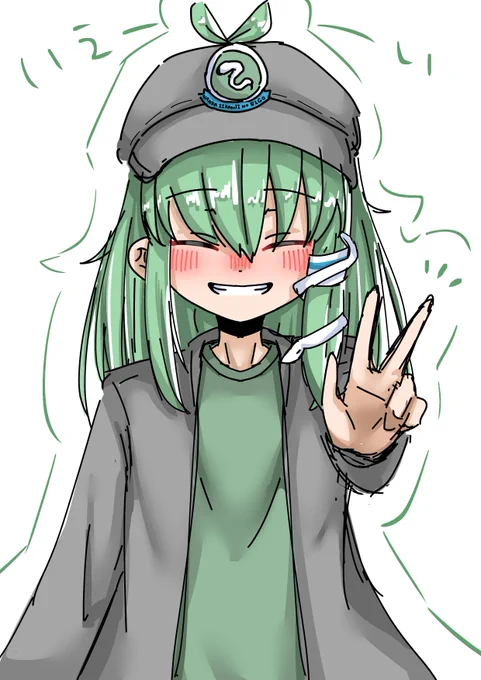 フォロワーの代理をらくがきした