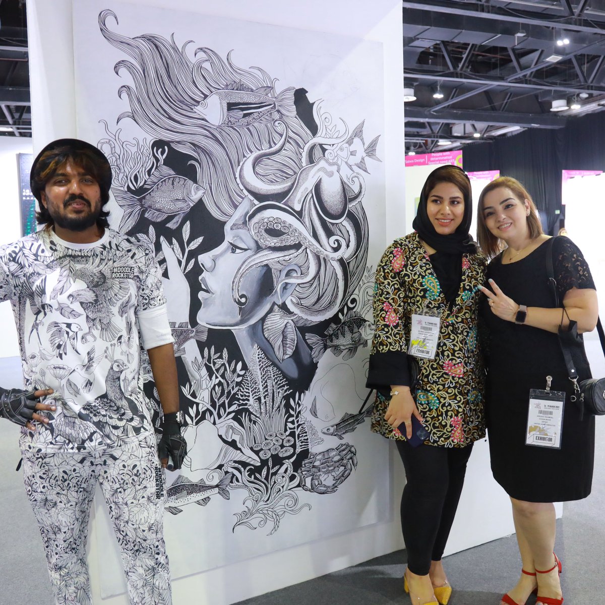 Save the Nature Campaign: Live Doodling at World Art Dubai 2022 by Sijin Gopinathan, AKA Doodle Rockstar
.
.
.
.
.
#artistsoninstagram #artists #artistsofinstagram  #doodleartist #doodlerockstar #worldartdubai #dubai #india #kerala #savethenature #doodlingdreams #environment