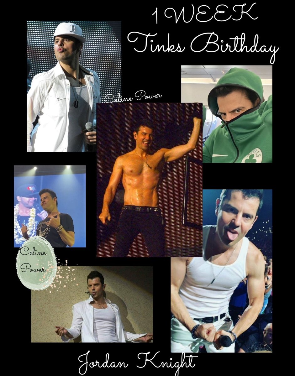 CelinePower2's tweet photo. 1 Week to go till #Tinks birthday 🫶🫶🙌🙌🙌🤗🤗 May 17th the day the world got that much brighter
#jordanknight #bhlove #bhfamily #JordanKnightaddiction #unicorn🦄 #tink #loveeternal #nowitsapartay @JonathanRKnight @dannywood @DonnieWahlberg @joeymcintyre @NKOTB https://t.co/lYLkMwRX2Q