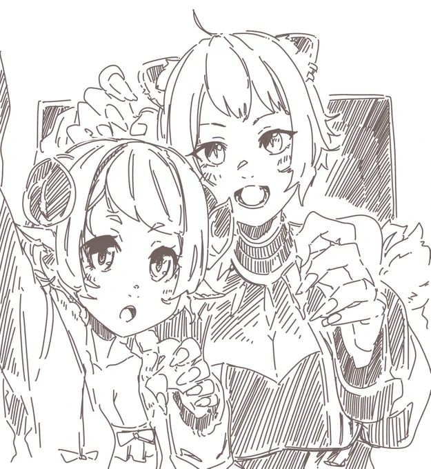 @ApexejKotan 前描いたししろんのショートヘア置いておきますね… 