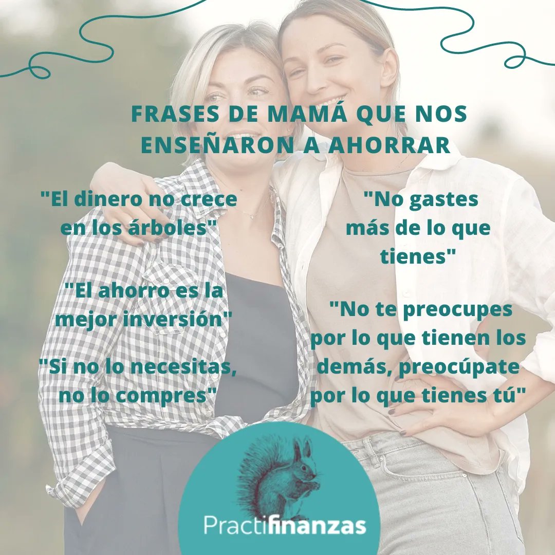 practifinanzas's tweet photo. ¡Cuántas frases de nuestras madres no hemos escuhado a lo largo del camino!
Hoy, para festejar su día, les comparto algunas con las que mi madre me enseñó el camino del ahorro.
¿De cuáles te acuerdas?, ¿Cuáles te dijeron a ti? 
#practifinanzas #finanzas #ahorro #diadelamadre https://t.co/MuKoeLGAxH