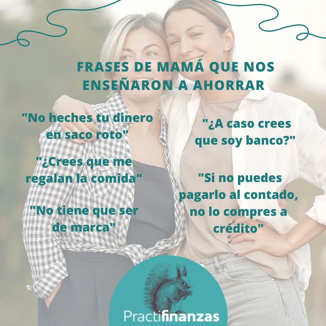 practifinanzas's tweet photo. ¡Cuántas frases de nuestras madres no hemos escuhado a lo largo del camino!
Hoy, para festejar su día, les comparto algunas con las que mi madre me enseñó el camino del ahorro.
¿De cuáles te acuerdas?, ¿Cuáles te dijeron a ti? 
#practifinanzas #finanzas #ahorro #diadelamadre https://t.co/MuKoeLGAxH