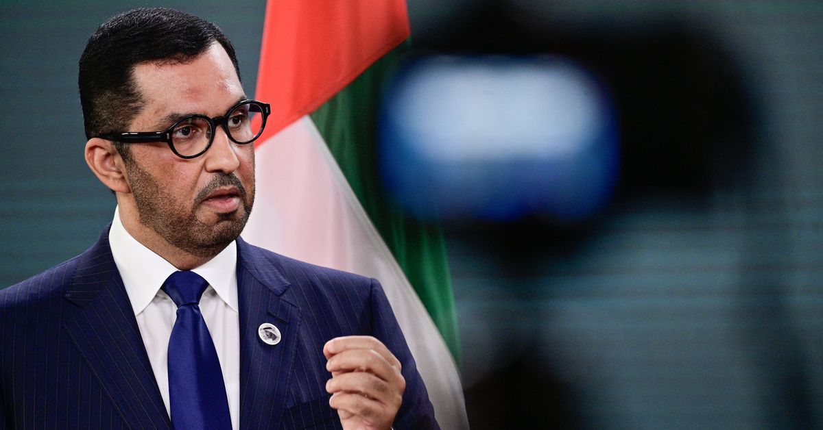 ReutersBiz's tweet photo. UAE's Jaber urges methane emissions phase-out by 2030 https://t.co/yXfILEMeff https://t.co/Blf6afT8Y3