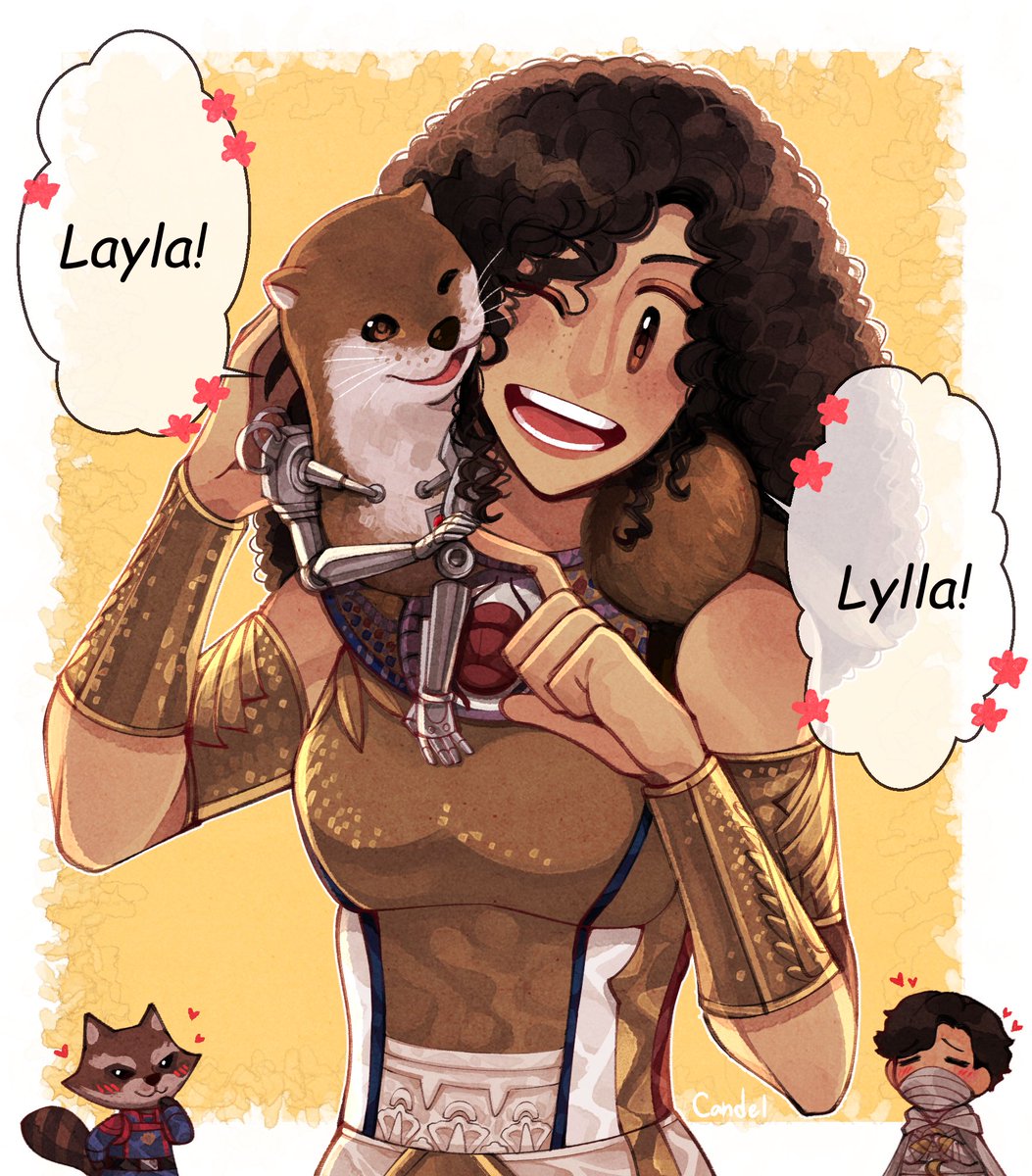 [ Lylla & Layla ]
I draw them together because their names look like each other.
#GuardiansOfTheGalaxyVol3 #GotGVol3 #Lylla #RocketGG #RocketGotG #MoonKnight #ScarletScarab #LaylaElFaouly #MarcSpector