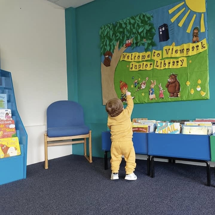 LibrariesNL's tweet photo. Are you ever too young to start enjoying your local library?

We don't think so. This little one had lots of fun on a recent trip to #ViewparkLib. https://t.co/qqtz6YXzsT