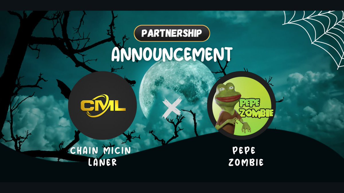 ChainMicinLaner's tweet photo. ♾ We are glad to announce that @chainmicinlaner and @zombiepepebsc have reached a partnership as KOLs! We hope to grow stronger everyday! 🤝

➡️ Website : https://t.co/ZOoICMQjLU
➡️ Twitter : https://t.co/wyeNeX7qpQ
➡️ Telegram Group: https://t.co/UK3Cn6NJRn https://t.co/C2bch9mf2f