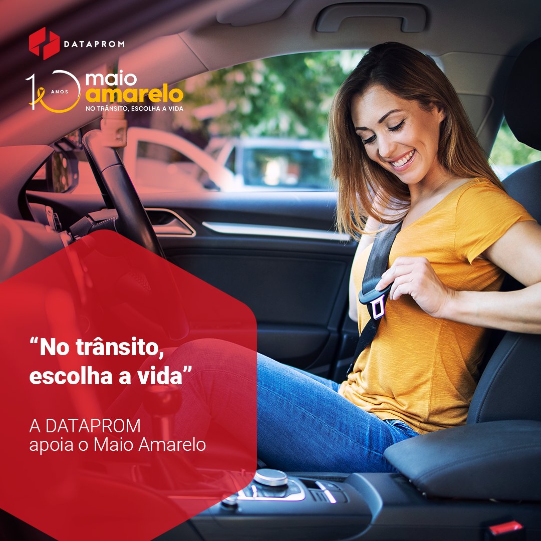 DatapromBR's tweet photo. Um trânsito mais seguro depende de todos. E é isso que a campanha #MaioAmarelo traz para sua 10ª edição com o slogan “no trânsito, escolha a vida”. 

A #DATAPROM compartilha dessa campanha.
Leia mais: https://t.co/eehqfyydcd https://t.co/kMWFoRo4pG