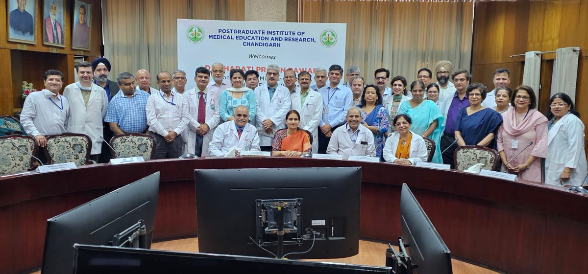 Ministry of Health on Twitter "RT DrBharatippawar Took review of PGI