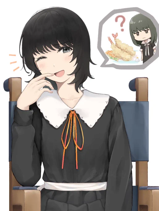 "ヨウショク"のくだりほんと好き。  #ゆりグレ ※夏篇chapter2 「千匹皮」 ネタ