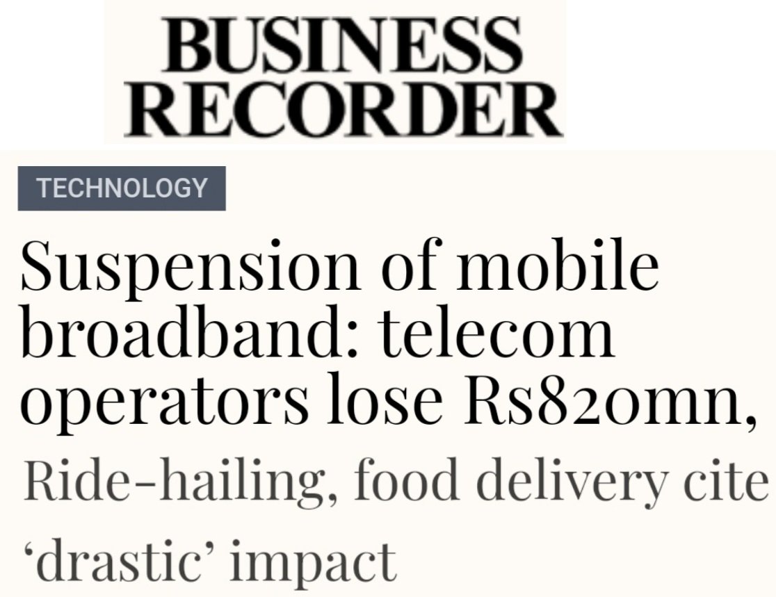 Shutting down the internet is not a solution to anything. It creates more problems than it solves.
For almost 24 hours, 125 million Pakistanis have been without mobile internet - a critical tool in emergencies &amp; productivity.
