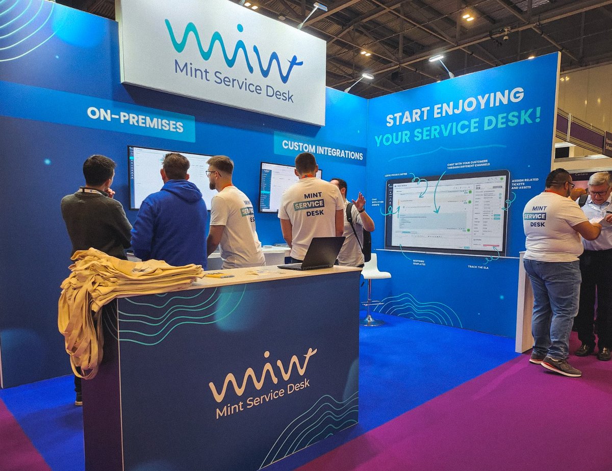 desk_mint's tweet photo. The Service Desk &amp; IT Support Show 2023
We're here!👋 Join us at stand 370 to learn more about our latest solutions and technologies 🚀

#SITS #ITSM #MintServiceDesk #SITS2023 #ServiceDesk https://t.co/qlcloMoKmS