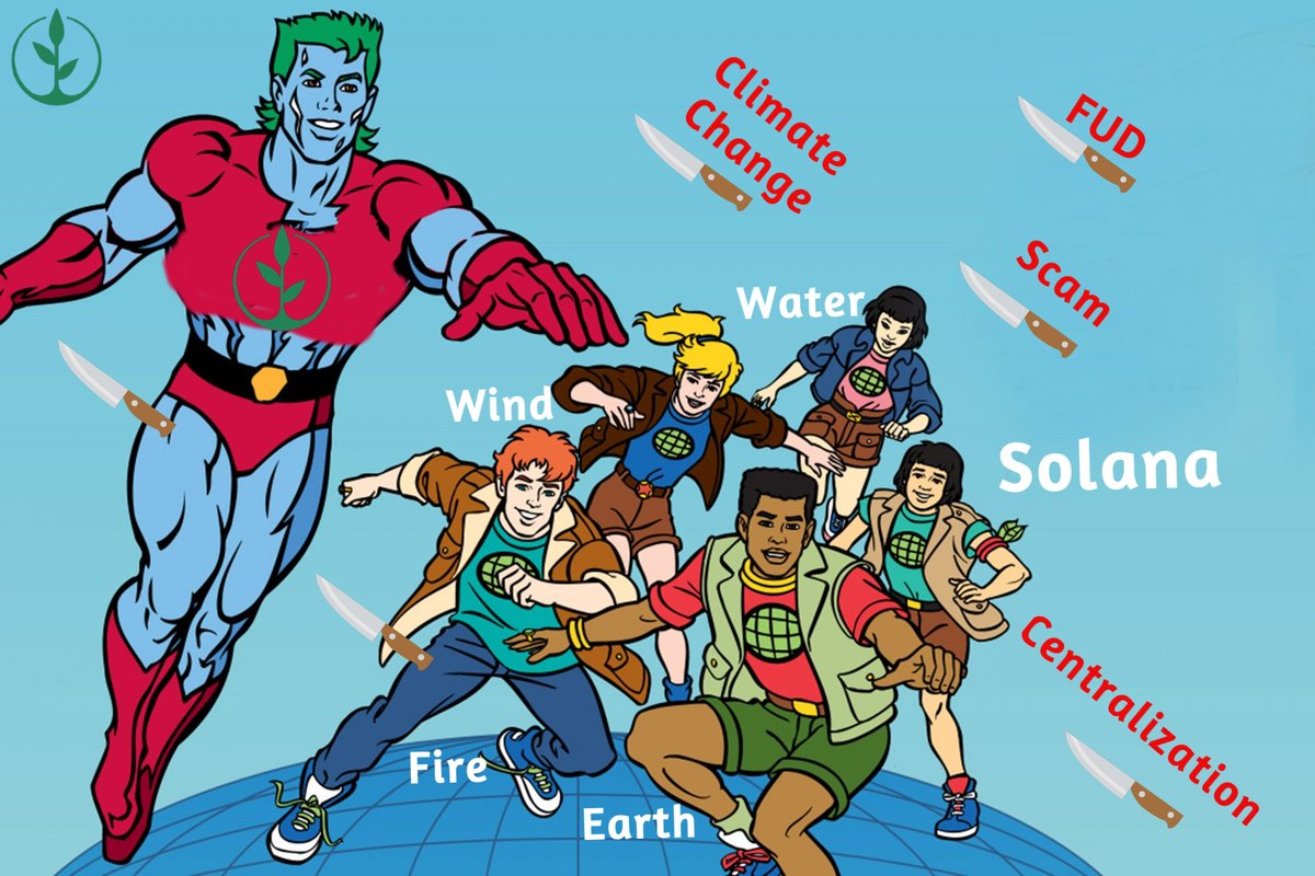 sunrisestake's tweet photo. What team member are you? Earth🌱, fire 🔥, wind💨, water 🌊, or heart 💚? Tell us in the replies.
Join team Sunrise 🦸 powered by @solana in the #climatechange fight.
#goPlanet https://t.co/pIYPiXELPC