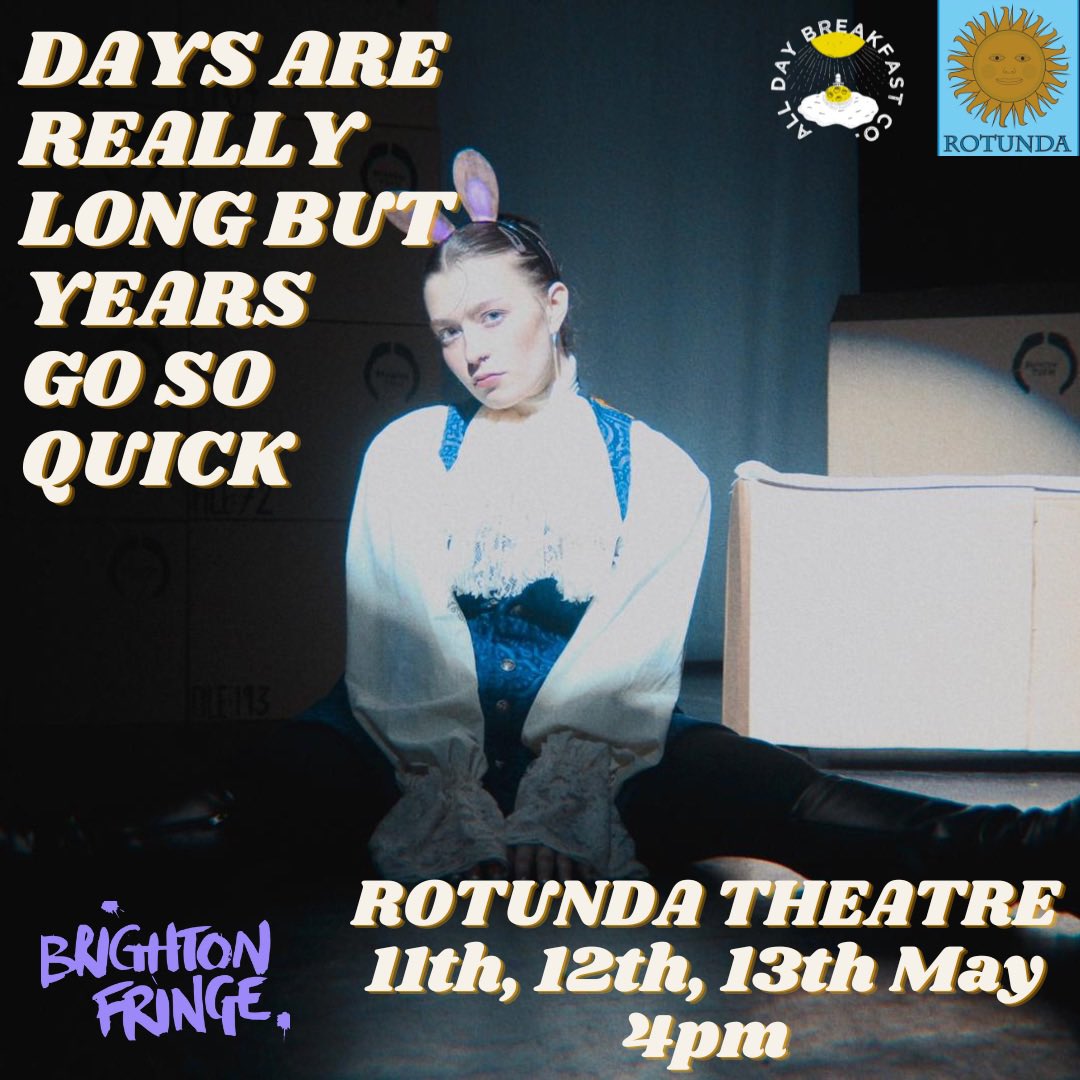 We are only one day away from our opening Brighton Fringe performance! 

Don’t miss out on a comedy described as a must see! 

<a href="/brightonfringe/">Brighton Fringe</a> <a href="/RotundaDome/">RotundaTheatre</a> 

Tickets are still available via the link: rotundatheatre.com/brightonfringe…