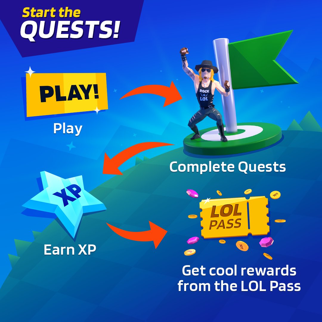Quests are here! 🚩

A whole new way to earn rewards 🎁
Complete them all for special prizes