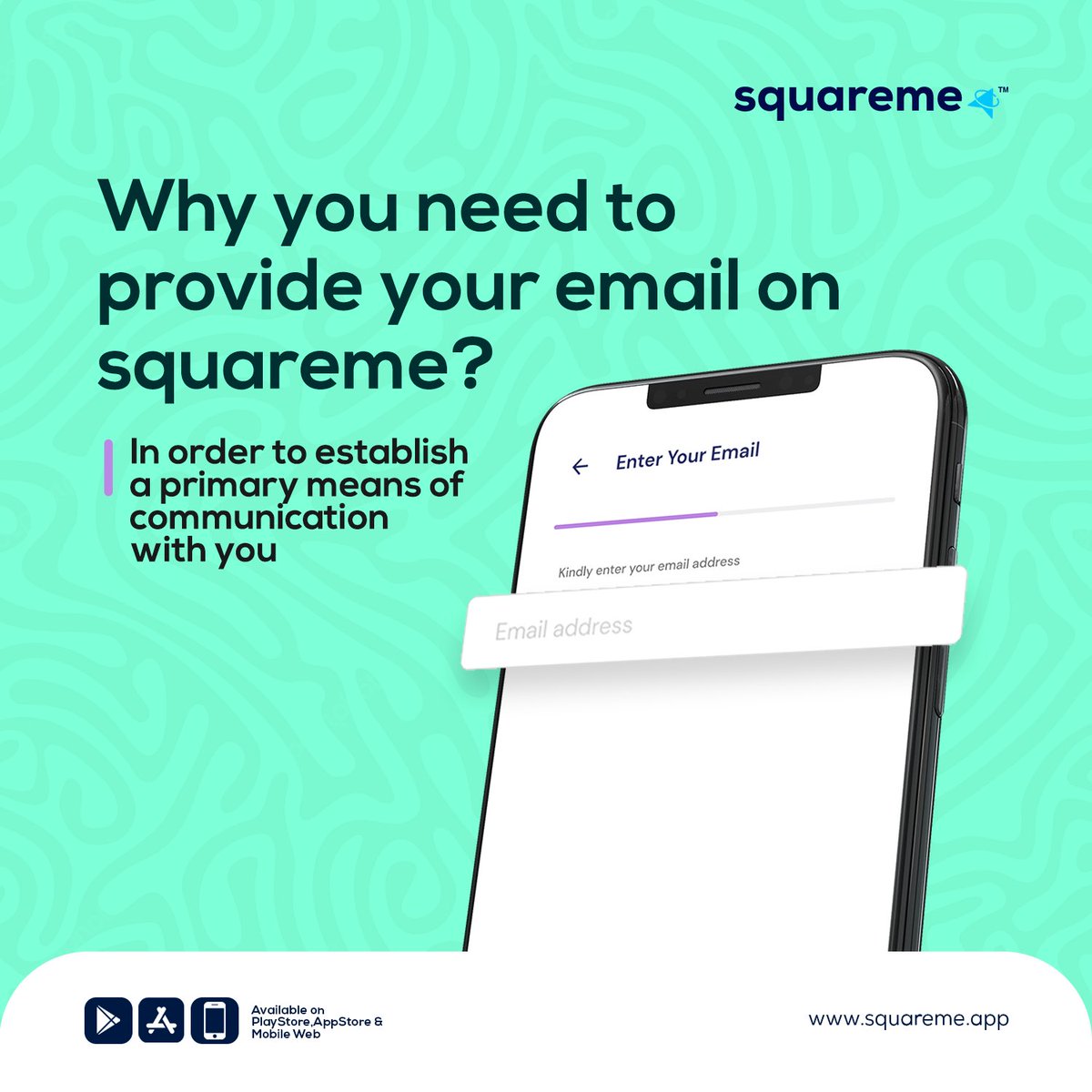 squaremeafrica's tweet photo. Sharing your email with us is as important as the data you use🤷🏽♀️
We want to communicate with you on everything that has to do with your money as well as how best to use Squareme.
#kycprocesses #squareme #payments https://t.co/lUKbxNl8Oh