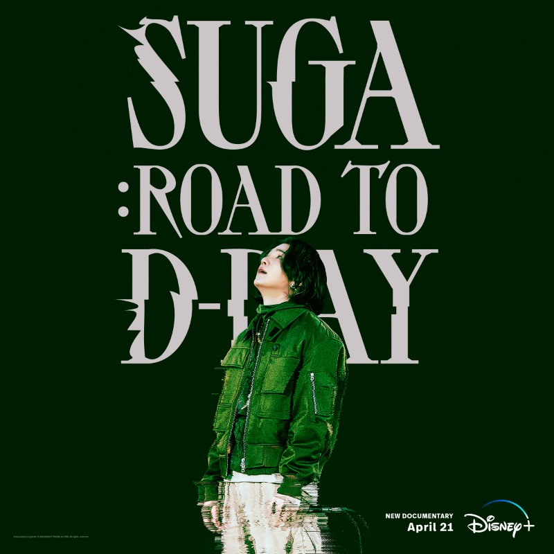 disneyplusph's tweet photo. SUGA: Road to D-DAY is now available on Disney+