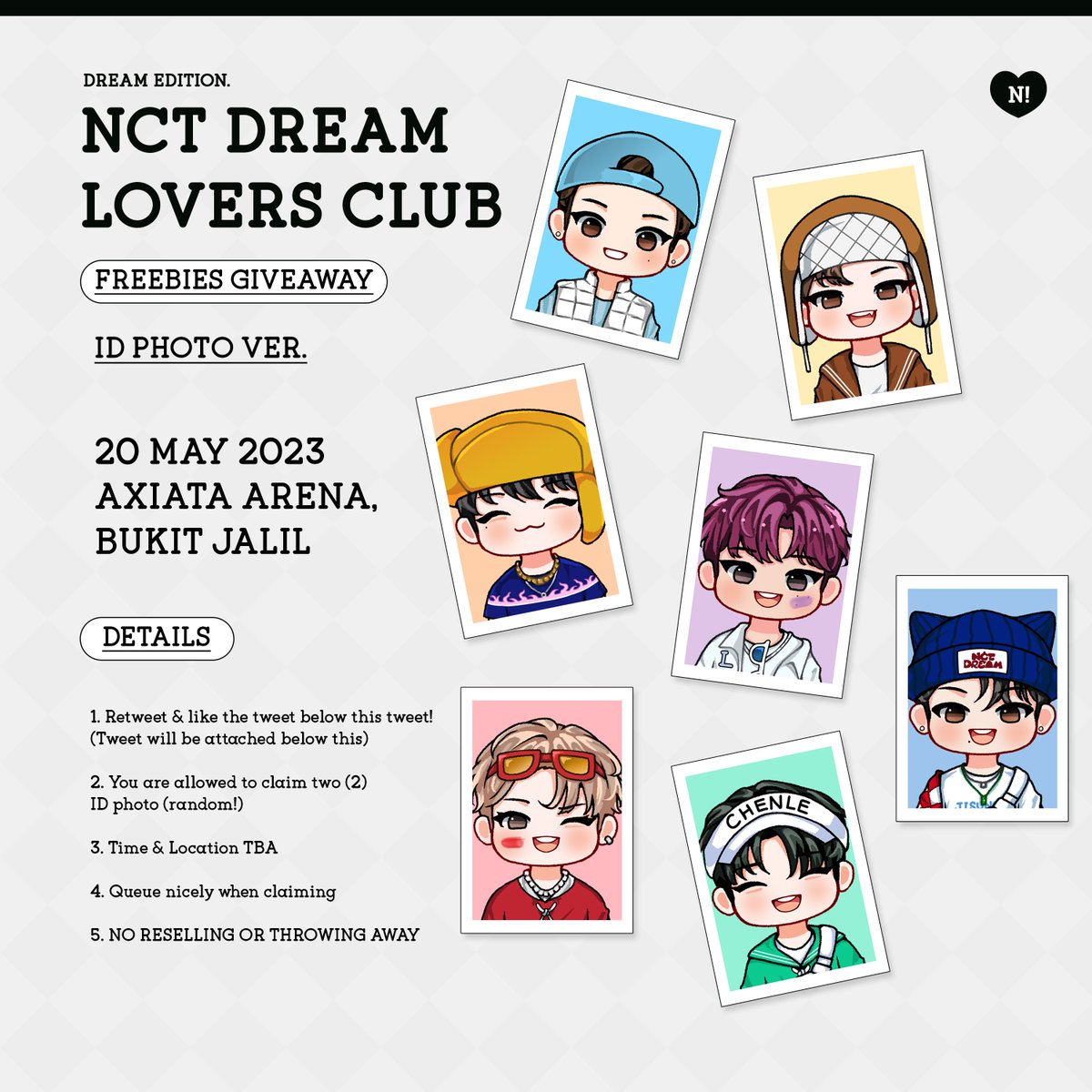 tangerinecrush's tweet image. ˚ʚ♡ɞ˚ NCT DREAM LOVERS CLUB! Freebies for #TDS2inKL ˚ʚ♡ɞ˚ by @tangerinecrush 

⤷ time &amp;amp; location tba 
⤷ rt &amp;amp; like attached twt
⤷ more details in the notice

see u on d-day!

#THEDREAMSHOW2_in_KL  #THEDREAMSHOW2_in_KUALALUMPUR #NCTDREAM