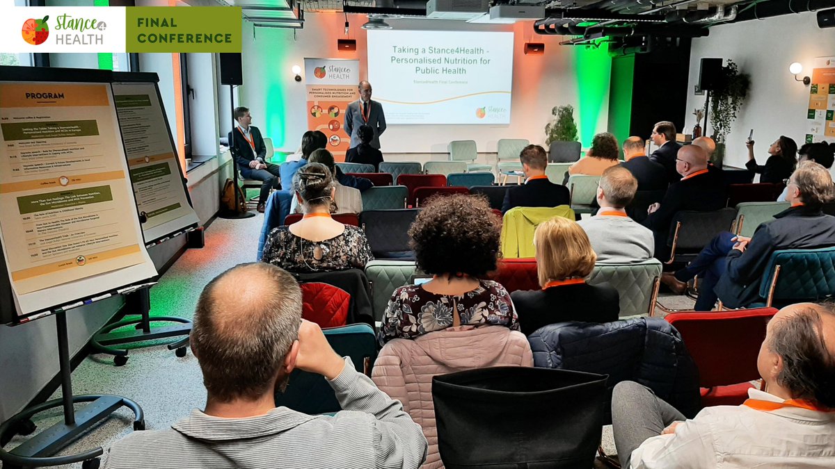 SciFoodHealth's tweet photo. It was a fruitful morning at the #Stance4Health Final Conference! 💡

We talked about childhood obesity, gut microbiome &amp; #personalisednutrition, data in food and more! Join us for the afternoon session and contribute to the discussion on slido here ➡️ https://t.co/pGyBzHncck https://t.co/D2Xj8HLTlx