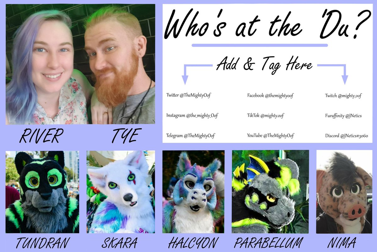 TheMightyOof's tweet photo. @FurDUcon How to find my partner and I (except I have shorter hair now). Can't wait to see you all there! https://t.co/jfSZh3wGsL