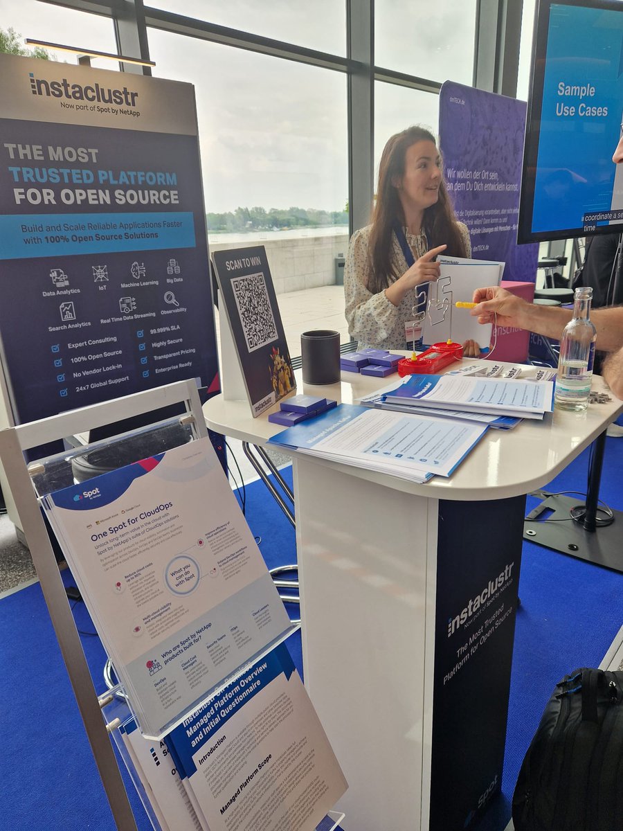 Instaclustr's tweet image. We are here at @jaxcon! Come stop by our booth to chat with our experts, get a demo of Instaclustr&apos;s #opensource platform, and enter for our giveaway! 

#SpotByNetApp #Instaclustr #JAXcon