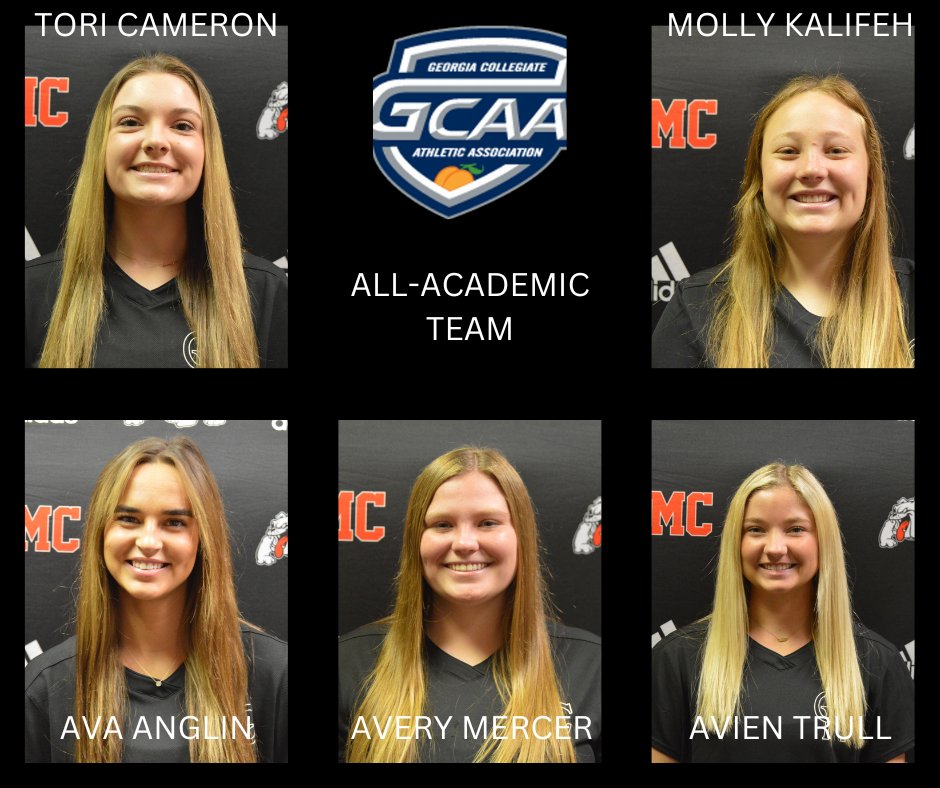 GMCJCSB's tweet photo. Excelling as student-athletes is always worthy of celebration!! Congratulations to our 5 @THEGCAA All-Academic team recipients!! https://t.co/PXNuicphBO