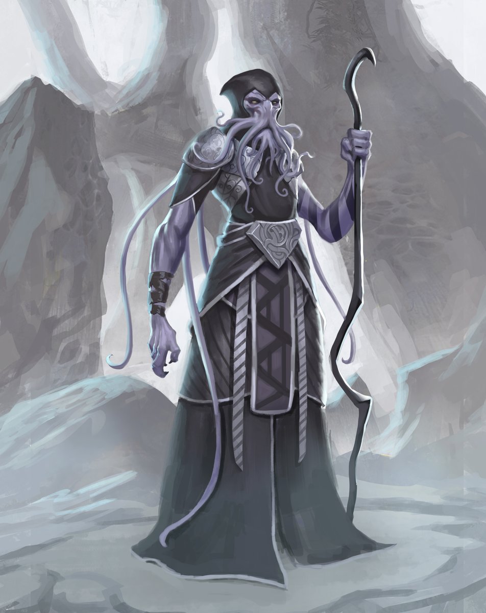 HE IS IN THE ZONE

#digitalart #digitalartist #conceptart #conceptartist #illustration #dnd #dndart #dungeonanddragons #fantasy #fantasyart #creaturedesign #characterdesign