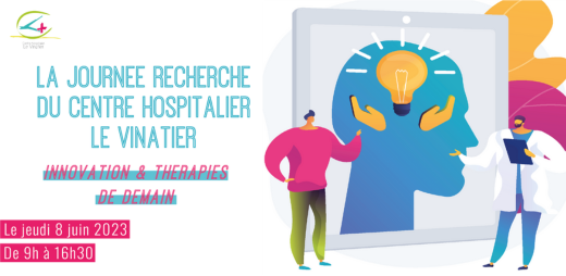 LeVinatier's tweet photo. |#Evènement| Dans un mois, le @ChVinatier organise sa journée Recherche ! RDV le 8 juin sur le site principal de l'établissement
pour échanger sur l'innovation & les thérapies de demain grâce à diverses manifestations.
👉 Pour ➕ d'infos : https://t.co/JTpO29LIrm https://t.co/pHw3pnAXx2